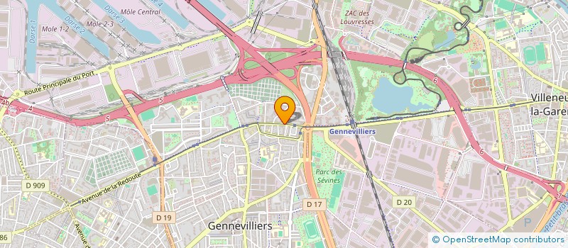 localisation de l'entreprise VIDEO PRINCE à GENNEVILLIERS