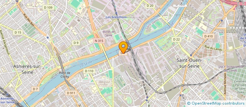 localisation de l'entreprise VIDEO PRODUCTIONS  SAINT-OUEN-SUR-SEINE