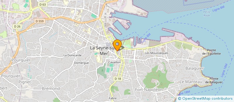 localisation de l'entreprise VIDEO S à LA SEYNE-SUR-MER