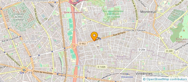 localisation de l'entreprise VIDEO SATURNE à MONTREUIL