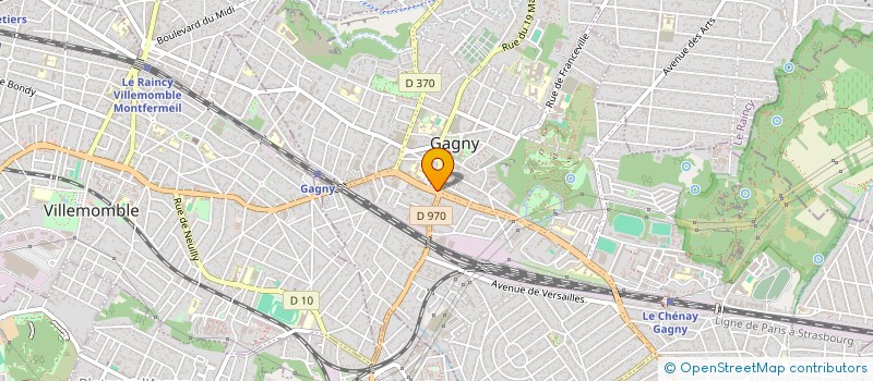localisation de l'entreprise VIDEO SPOT à GAGNY