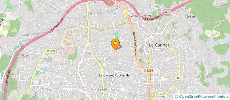 localisation de l'entreprise VIDEO STAR à LE CANNET