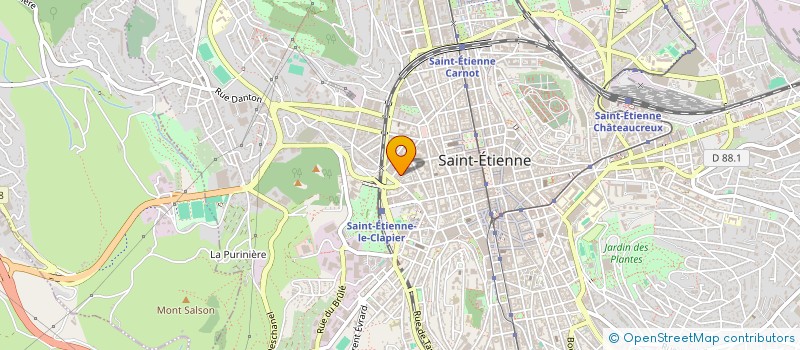 localisation de l'entreprise VIDEO STORY  SAINT-ETIENNE