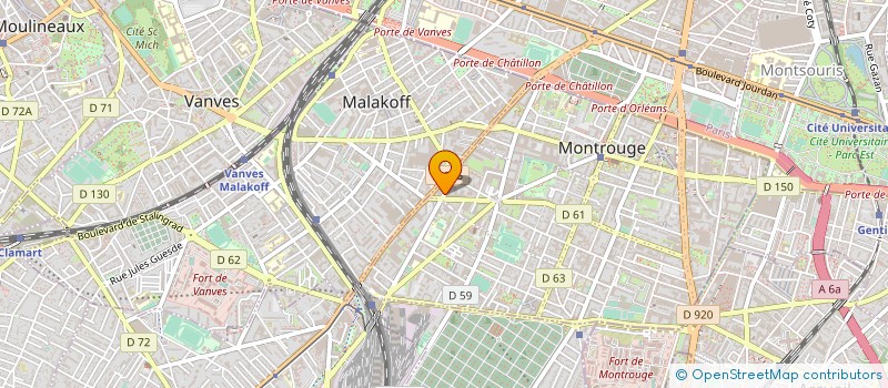 localisation de l'entreprise VIDEO SYNTHESE à MONTROUGE