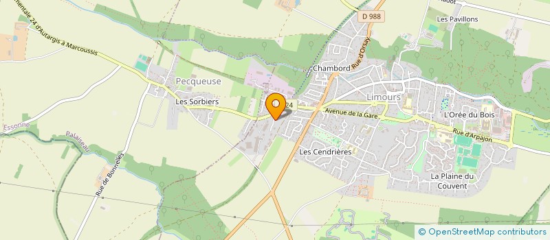 localisation de l'entreprise VIDEO TELEMESURE à LIMOURS