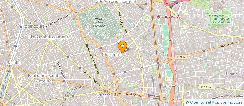 localisation de l'entreprise VIDEO TOP à PARIS