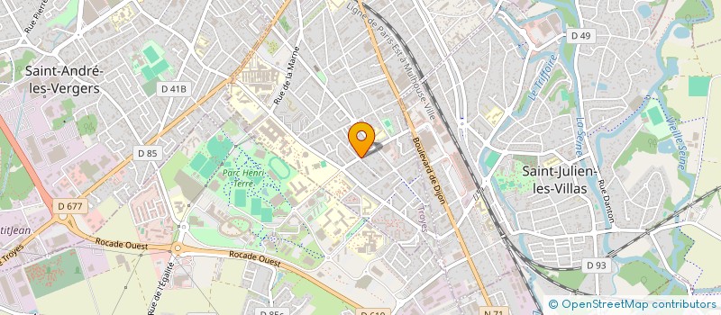localisation de l'entreprise VIDEO TROYENNE  TROYES