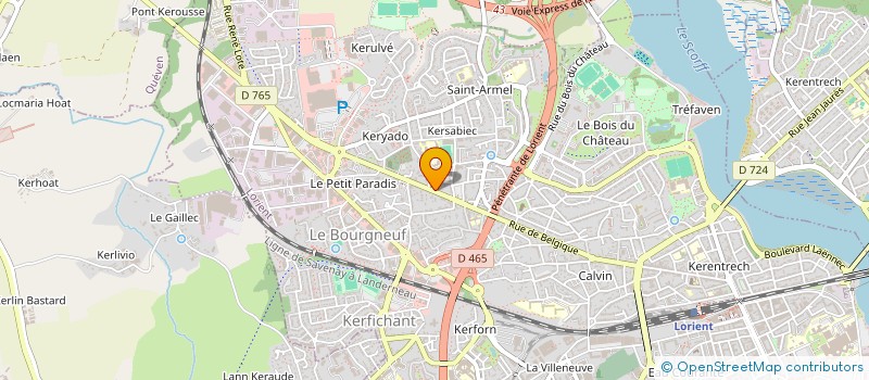 localisation de l'entreprise VIDEO VOG à LORIENT