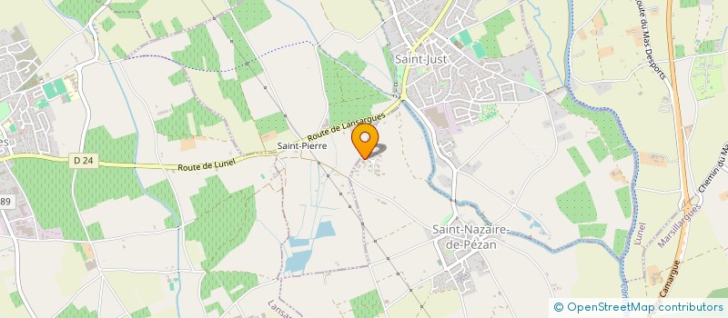 localisation de l'entreprise VIDEODECO  SAINT-NAZAIRE-DE-PEZAN