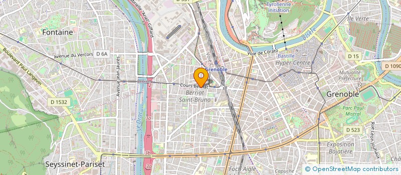 localisation de l'entreprise VIDEODROME  GRENOBLE