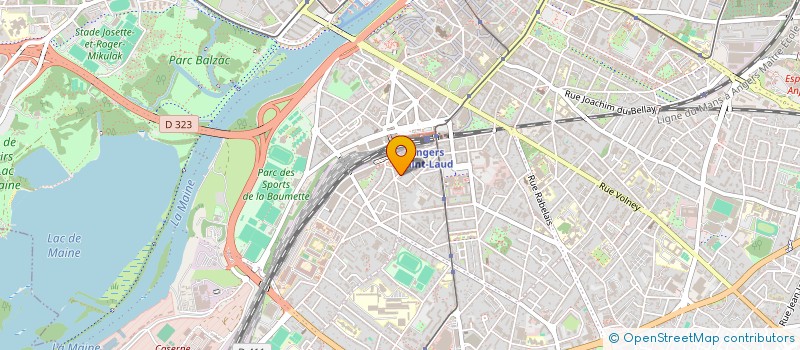 localisation de l'entreprise VIDEOFLEX à ANGERS