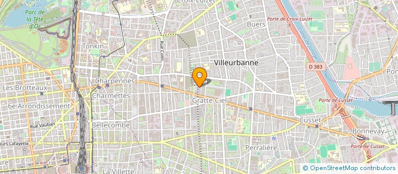 localisation de l'entreprise VIDEOGAM à VILLEURBANNE