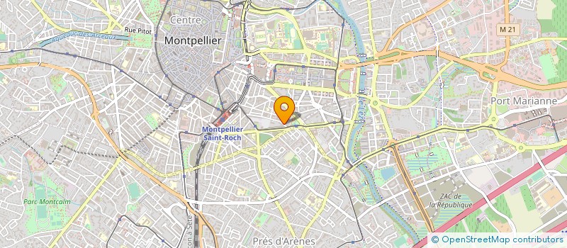 localisation de l'entreprise VIDEOGRAPHIE PRODUCTION à MONTPELLIER