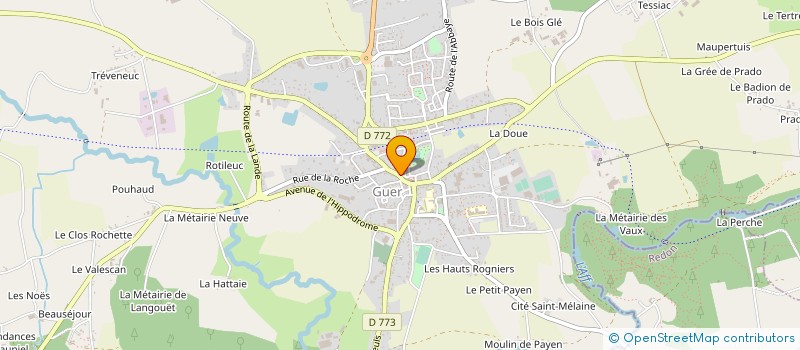 localisation de l'entreprise VIDEOKAT à GUER