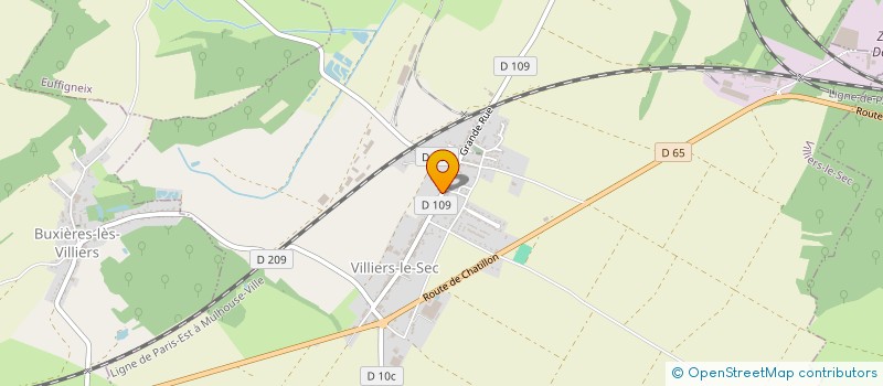 localisation de l'entreprise VIDEOLIGNE à VILLIERS-LE-SEC
