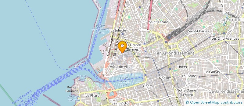 localisation de l'entreprise VIDEOLUX ASSOCIES à MARSEILLE