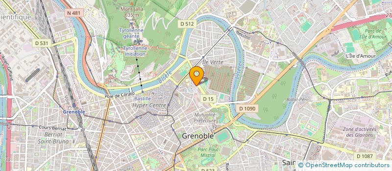 localisation de l'entreprise VIDEOMANIA à GRENOBLE