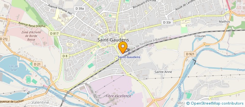 localisation de l'entreprise VIDEOMATE à SAINT-GAUDENS