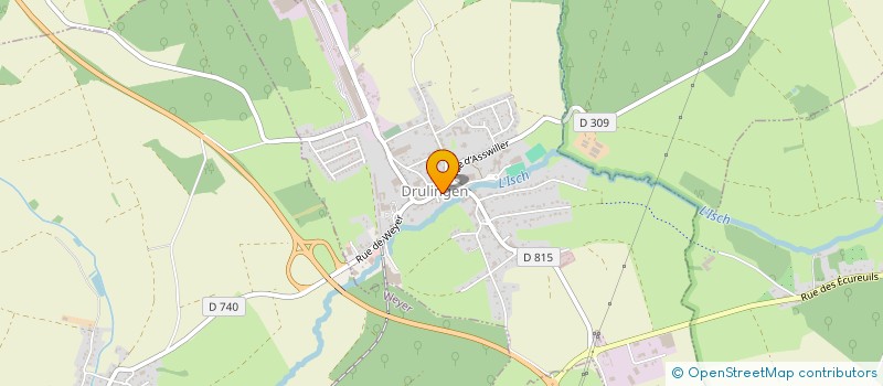 localisation de l'entreprise VIDEOMATIC à DRULINGEN