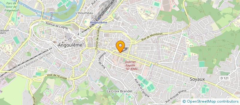 localisation de l'entreprise VIDEOMEDIA à ANGOULEME