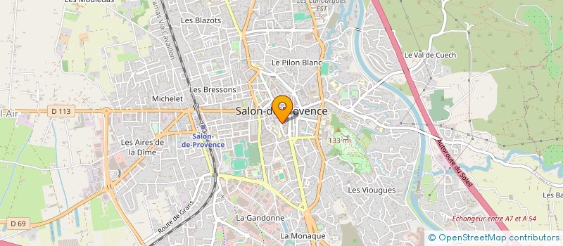 localisation de l'entreprise VIDEOPEAK STUDIO à SALON-DE-PROVENCE