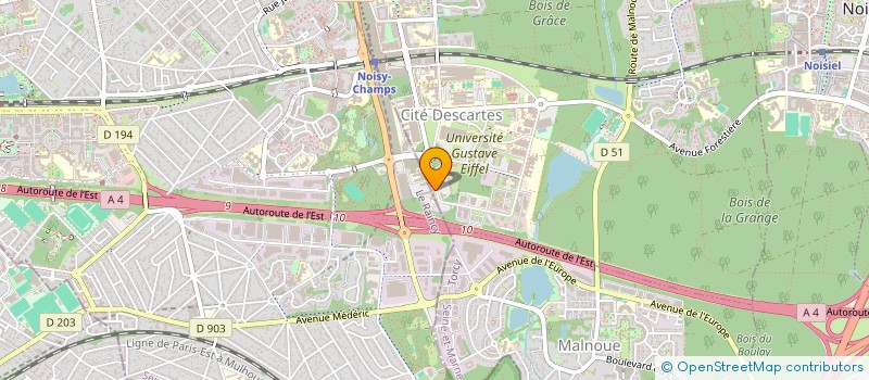 localisation de l'entreprise VIDEOPOLE  CHAMPS-SUR-MARNE