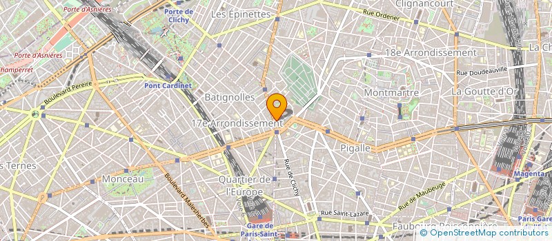localisation de l'entreprise VIDEOPOLE CLICHY à PARIS