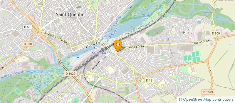localisation de l'entreprise VIDEOPOLY'S à SAINT-QUENTIN