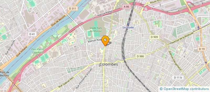 localisation de l'entreprise VIDEOR à COLOMBES
