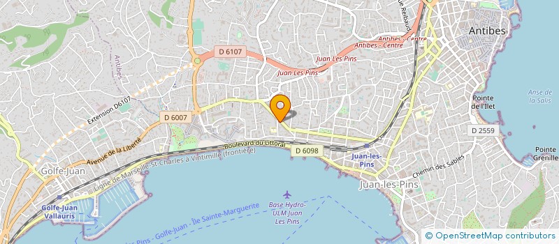 localisation de l'entreprise VIDEORIZON à ANTIBES