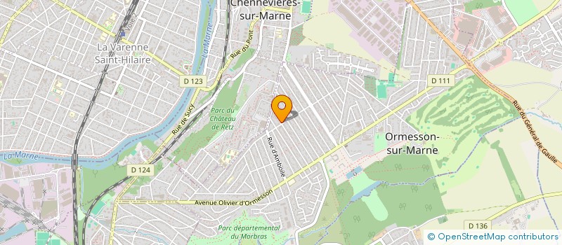 localisation de l'entreprise VIDEOSAT COMMUNICATION à ORMESSON-SUR-MARNE