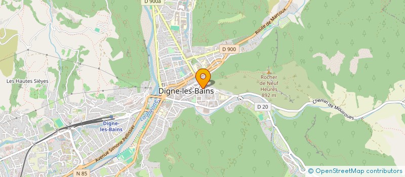 localisation de l'entreprise VIDEOSOL à DIGNE-LES-BAINS