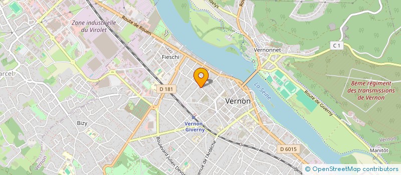localisation de l'entreprise VIDEOSURF à VERNON