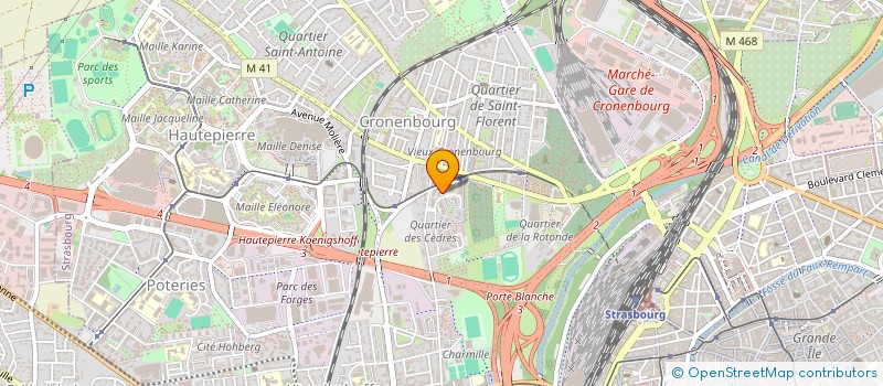 localisation de l'entreprise VIDEOTEC MULTIMEDIA SA à STRASBOURG