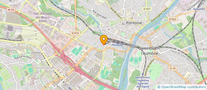 localisation de l'entreprise VIDEOTEL  PONTOISE