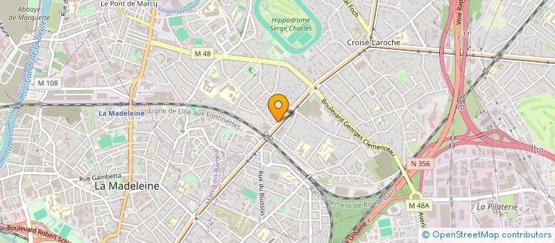 localisation de l'entreprise VIDEOTEL SERVICES à MARCQ-EN-BARŒUL