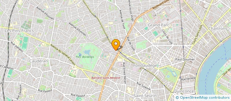 localisation de l'entreprise VIDEOTHEQUE IMMOBILIERE DU PARTICULIER à LE BOUSCAT