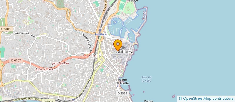 localisation de l'entreprise VIDESUPRA à ANTIBES