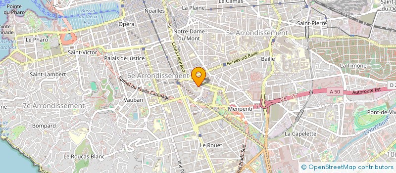 localisation de l'entreprise VIDEV Y à MARSEILLE