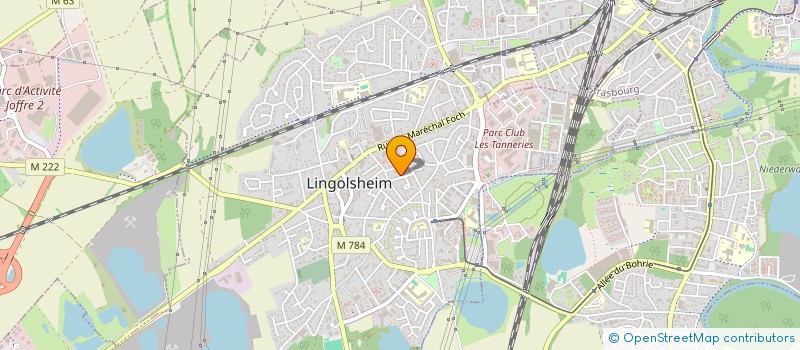 localisation de l'entreprise VIDEX  LINGOLSHEIM