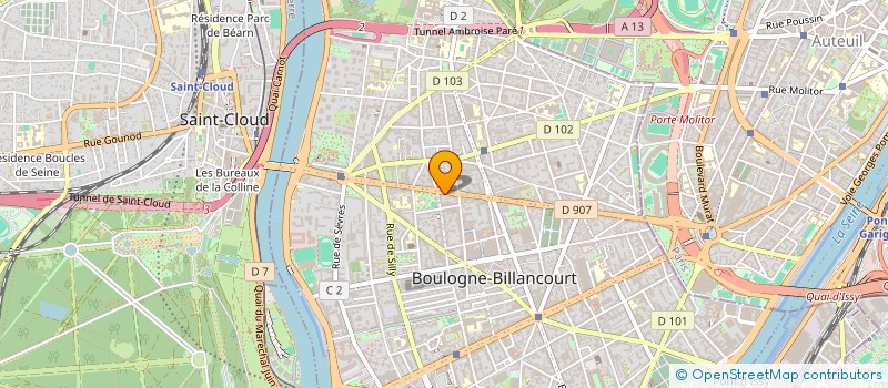 localisation de l'entreprise VIDHYA à BOULOGNE-BILLANCOURT