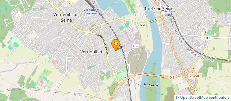 localisation de l'entreprise VIDI CONSEIL à VERNOUILLET