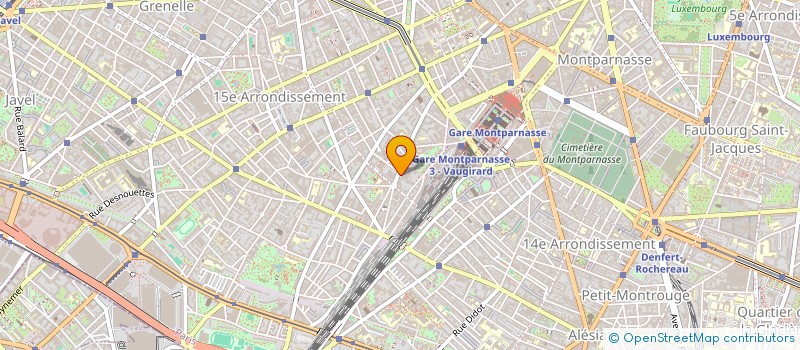 localisation de l'entreprise VIDIACOM à PARIS