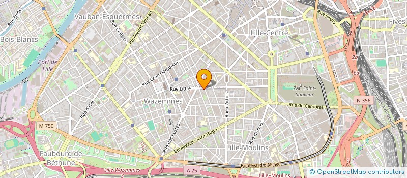 localisation de l'entreprise VIDICOM à LILLE