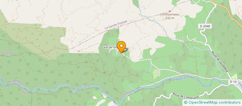 localisation de l'entreprise VIDIERRE à GRIMAUD