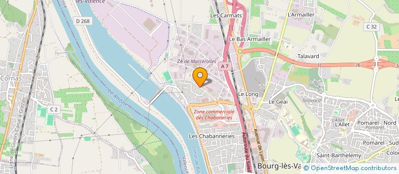 localisation de l'entreprise VIDIL  BOURG-LES-VALENCE