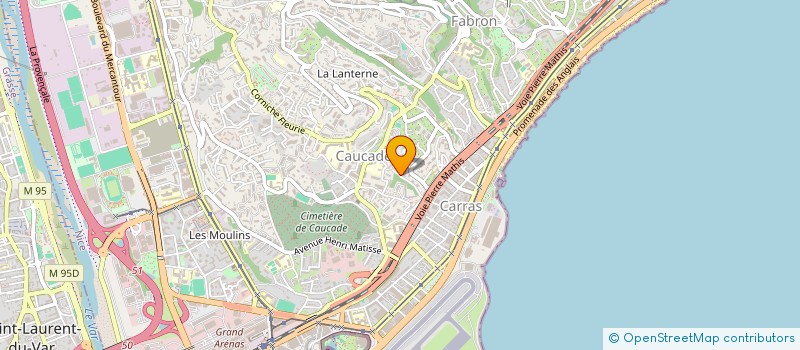 localisation de l'entreprise VIDINSKI  NICE