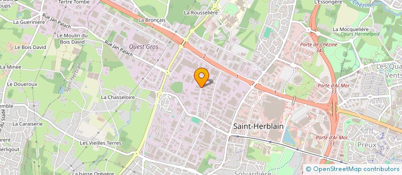localisation de l'entreprise VIDINVEST à SAINT-HERBLAIN