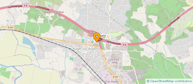 localisation de l'entreprise VIDIVINO  PUGET-SUR-ARGENS