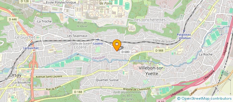 localisation de l'entreprise VIDO à PALAISEAU